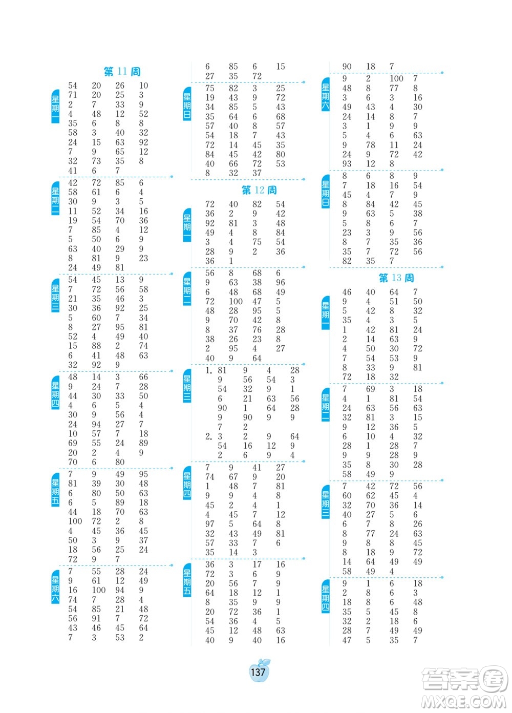 江蘇人民出版社2022小學數(shù)學計算高手二年級下冊RMJY人教版答案