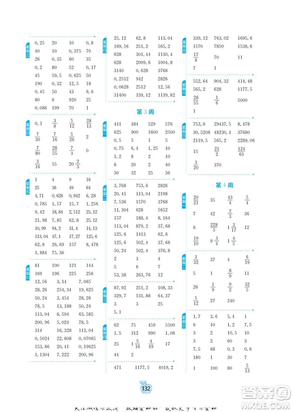 江蘇人民出版社2022小學數(shù)學計算高手六年級下冊RMJY人教版答案