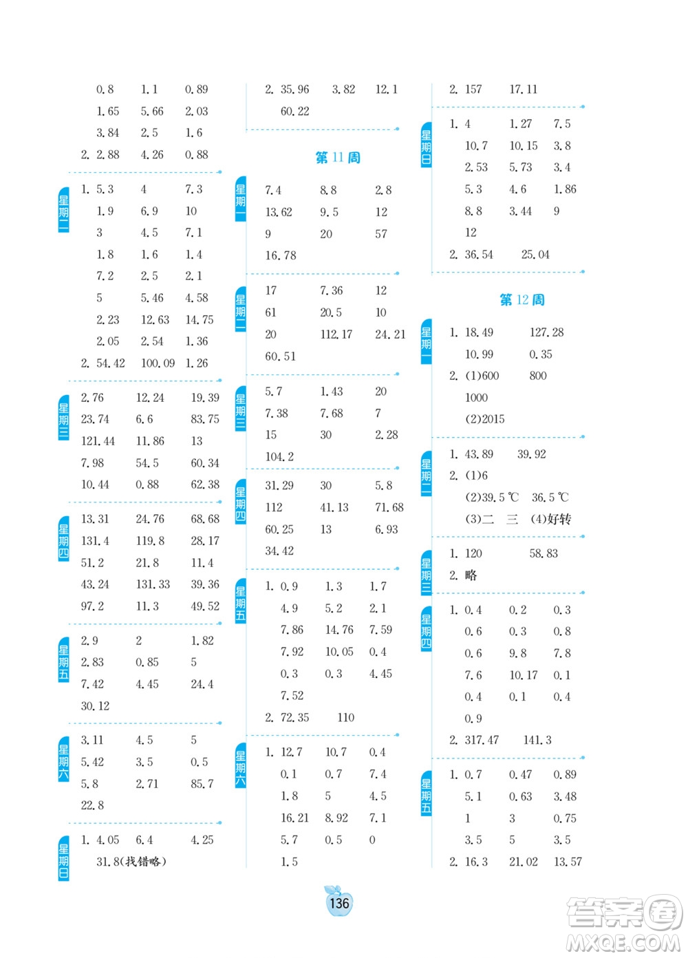吉林教育出版社2022小學(xué)數(shù)學(xué)計(jì)算高手四年級(jí)下冊新課標(biāo)上海版答案