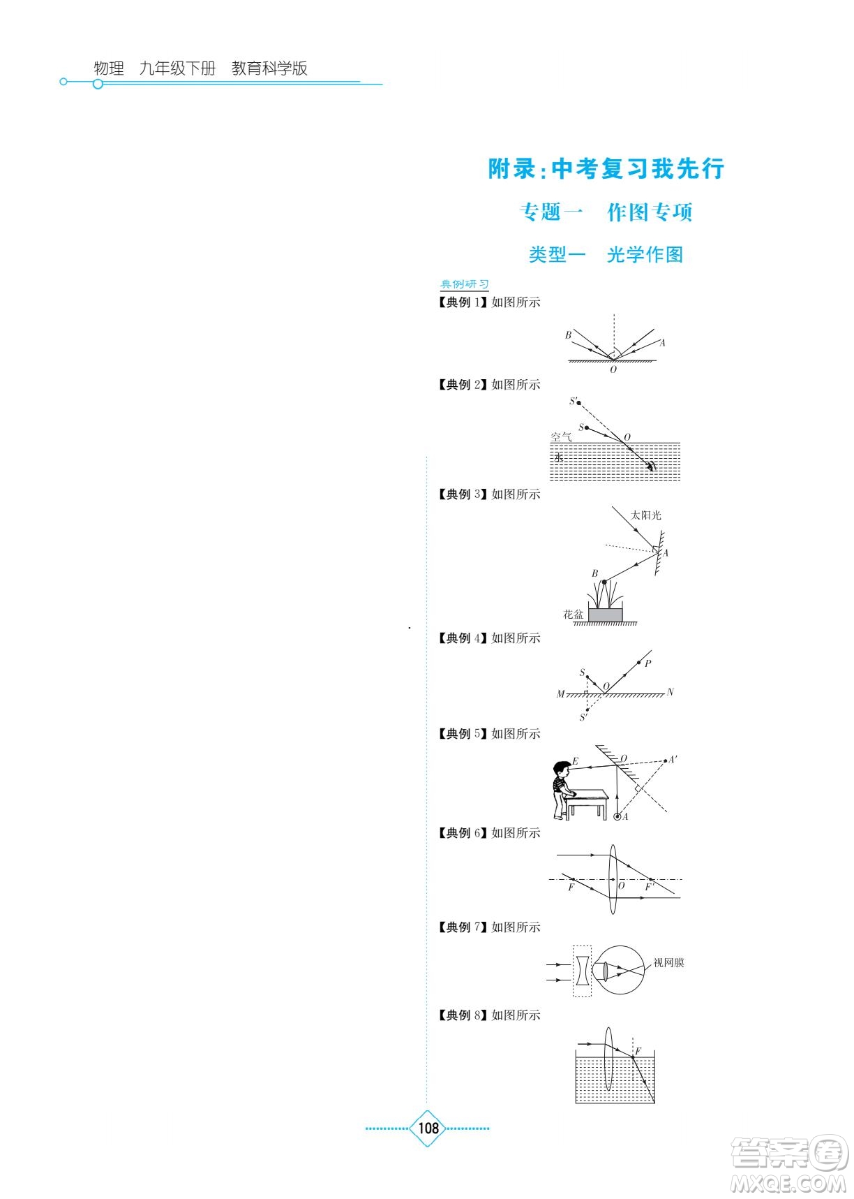 湖南教育出版社2022學法大視野九年級物理下冊教育科學版答案