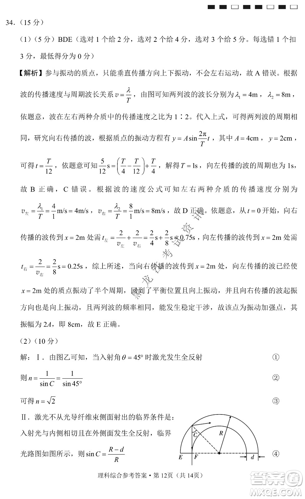 云南師范大學附屬中學2022屆高三高考適應性月考卷八理科綜合試卷及答案