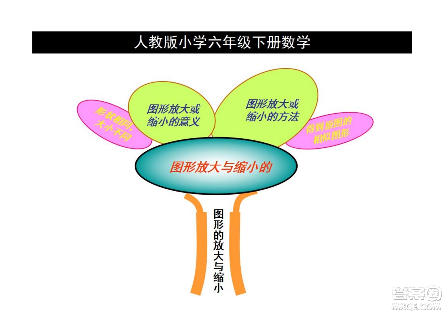 2022六年級下冊數(shù)學人教版思維導圖