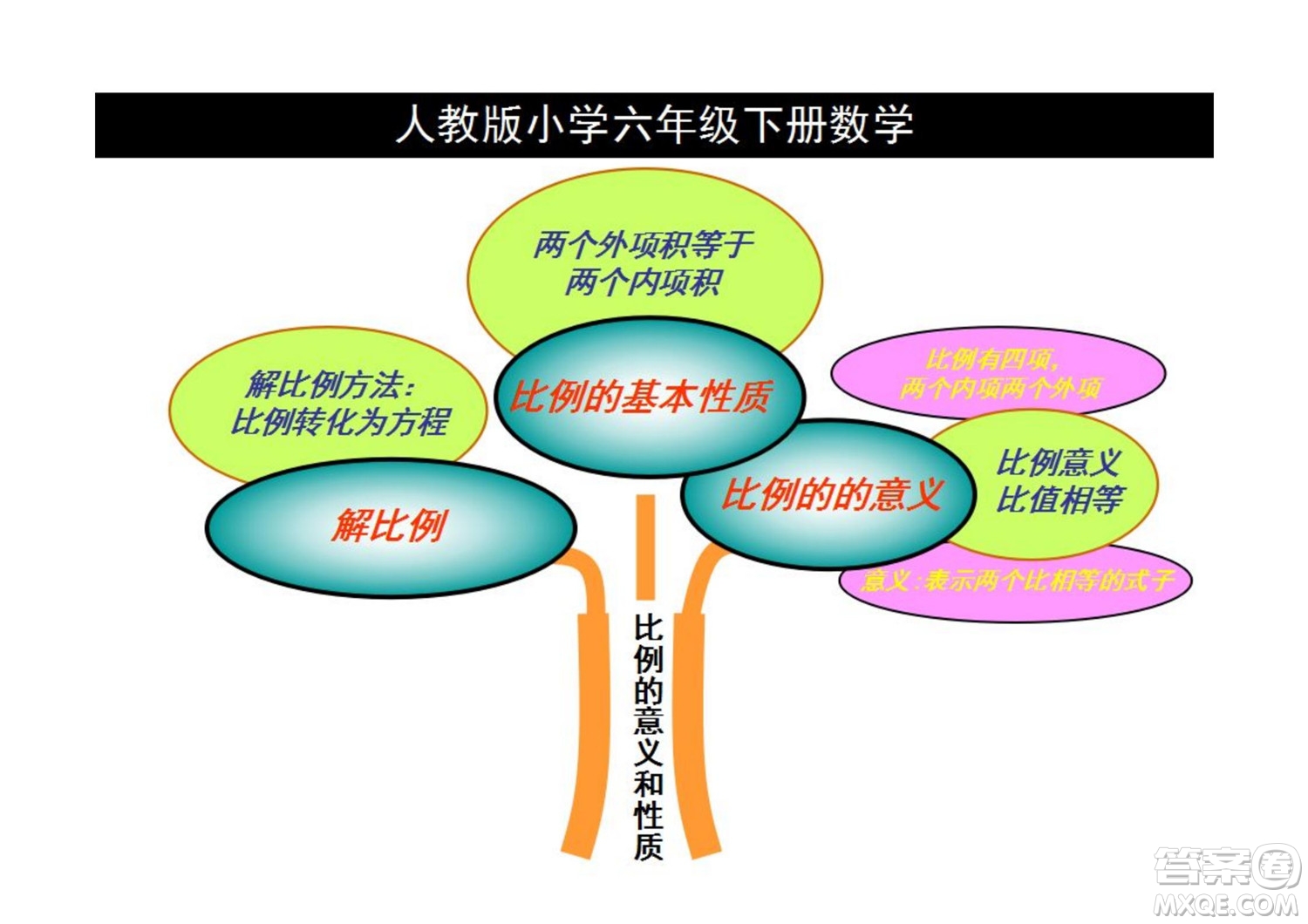2022六年級下冊數(shù)學人教版思維導圖