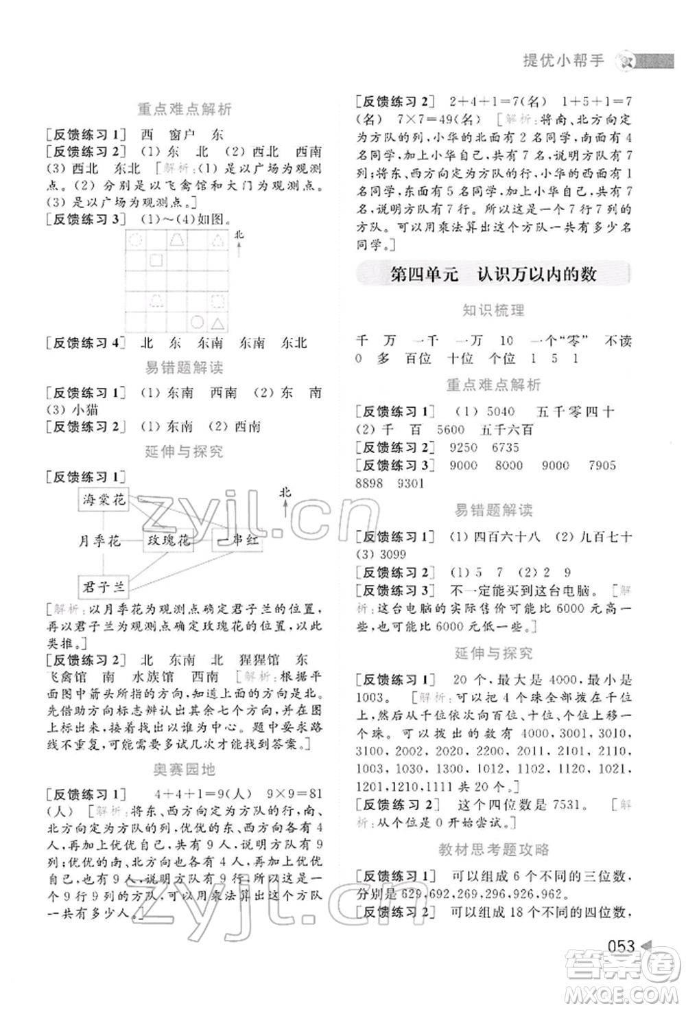 北京教育出版社2022亮點(diǎn)給力提優(yōu)班多維互動(dòng)空間二年級(jí)數(shù)學(xué)下冊(cè)蘇教版參考答案