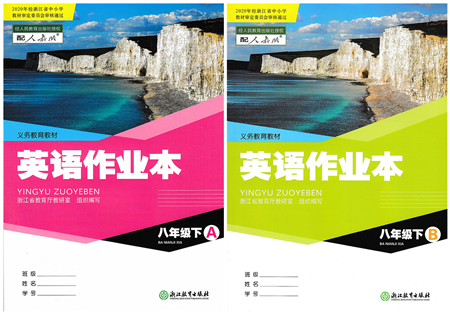 浙江教育出版社2022英語(yǔ)作業(yè)本八年級(jí)下冊(cè)人教版AB本答案