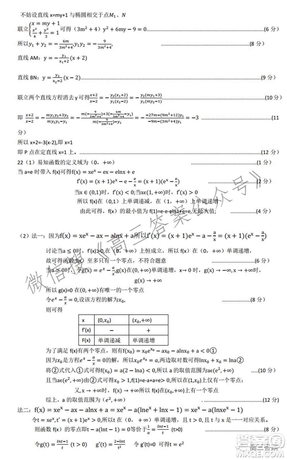 沈陽(yáng)市重點(diǎn)高中聯(lián)合體2021-2022學(xué)年度下學(xué)期高三第一次模擬試卷數(shù)學(xué)試題及答案