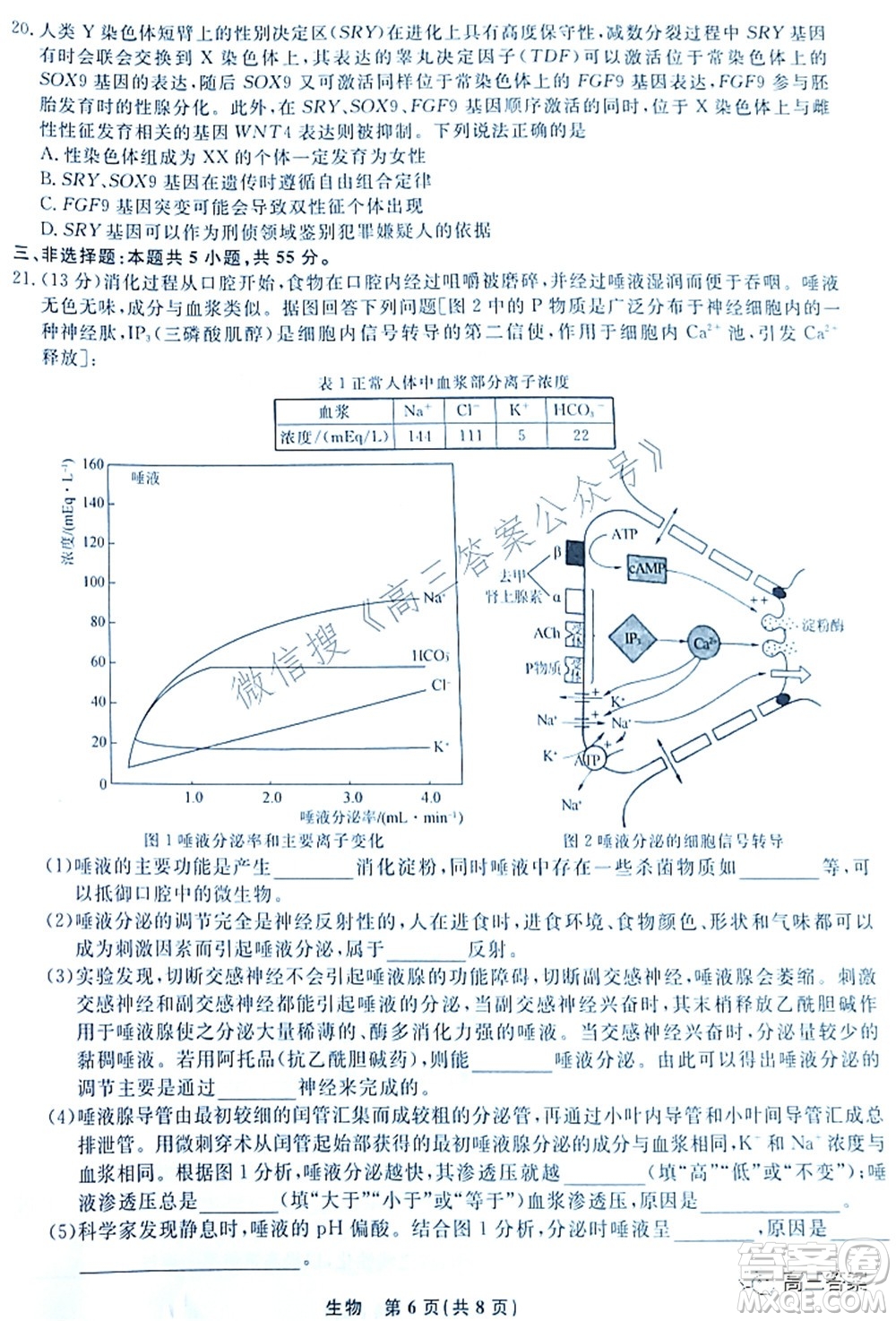 遼寧縣級(jí)重點(diǎn)高中協(xié)作體2022屆高三一?？荚嚿镌囶}及答案
