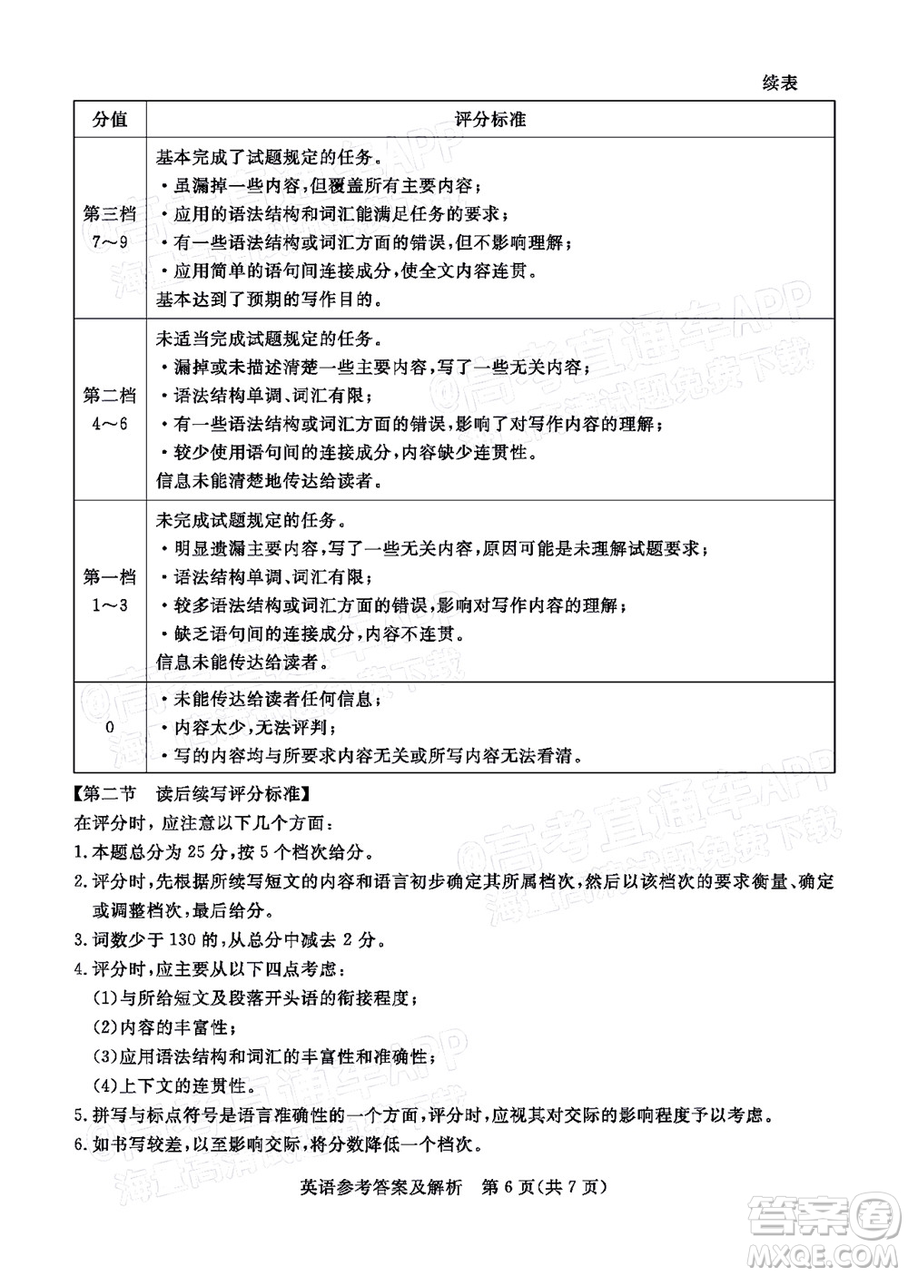 肇慶市2022屆高中畢業(yè)班第三次教學(xué)質(zhì)量檢測英語試題及答案