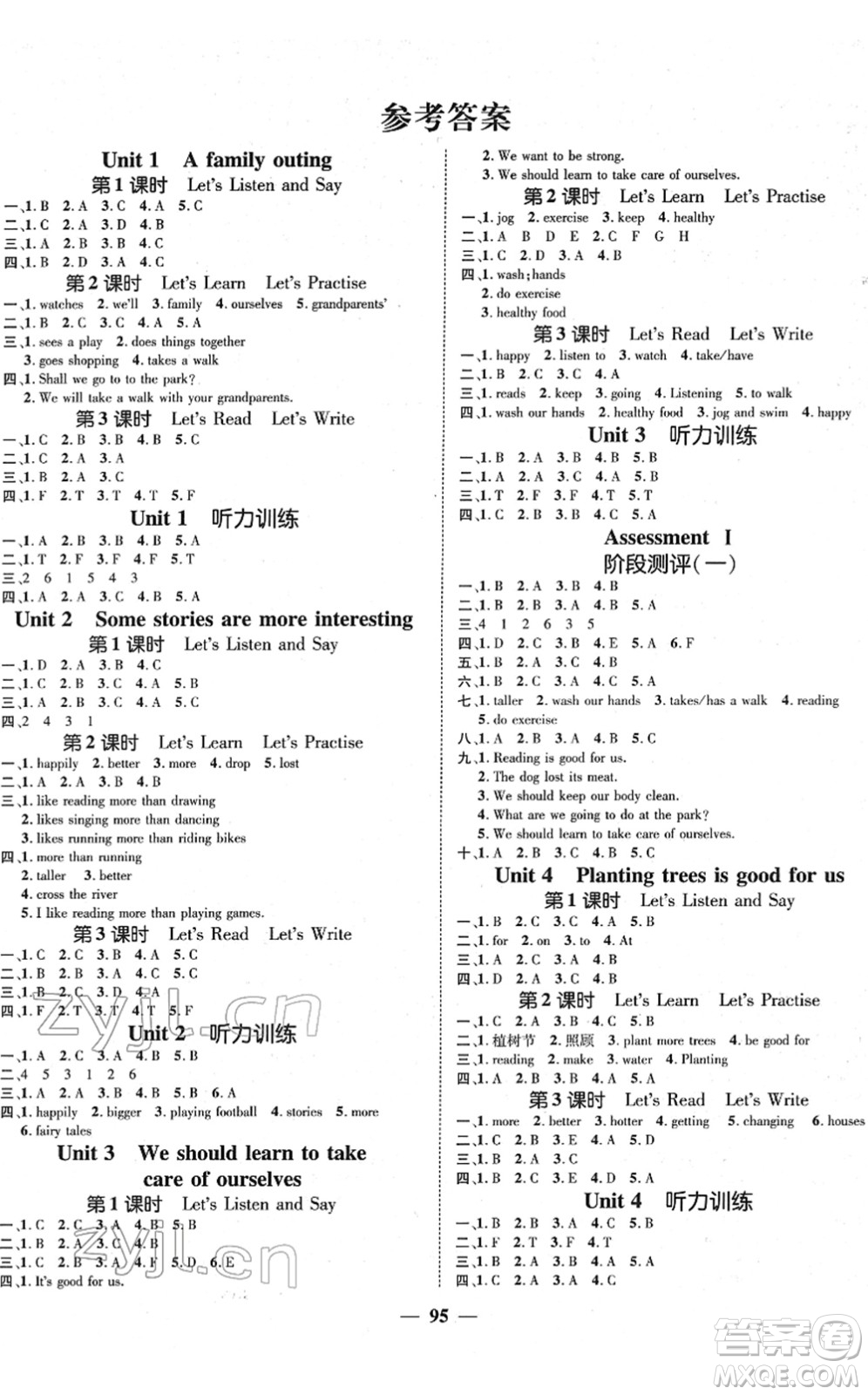 廣東經(jīng)濟(jì)出版社2022名師測(cè)控六年級(jí)英語(yǔ)下冊(cè)XS湘少版答案