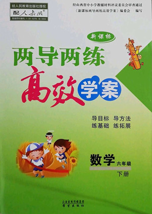 希望出版社2022新課標(biāo)兩導(dǎo)兩練高效學(xué)案數(shù)學(xué)六年級下冊人教版答案