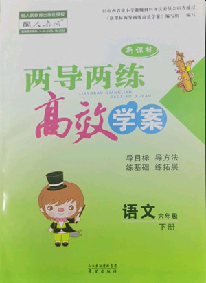 希望出版社2022新課標(biāo)兩導(dǎo)兩練高效學(xué)案語(yǔ)文六年級(jí)下冊(cè)人教版答案