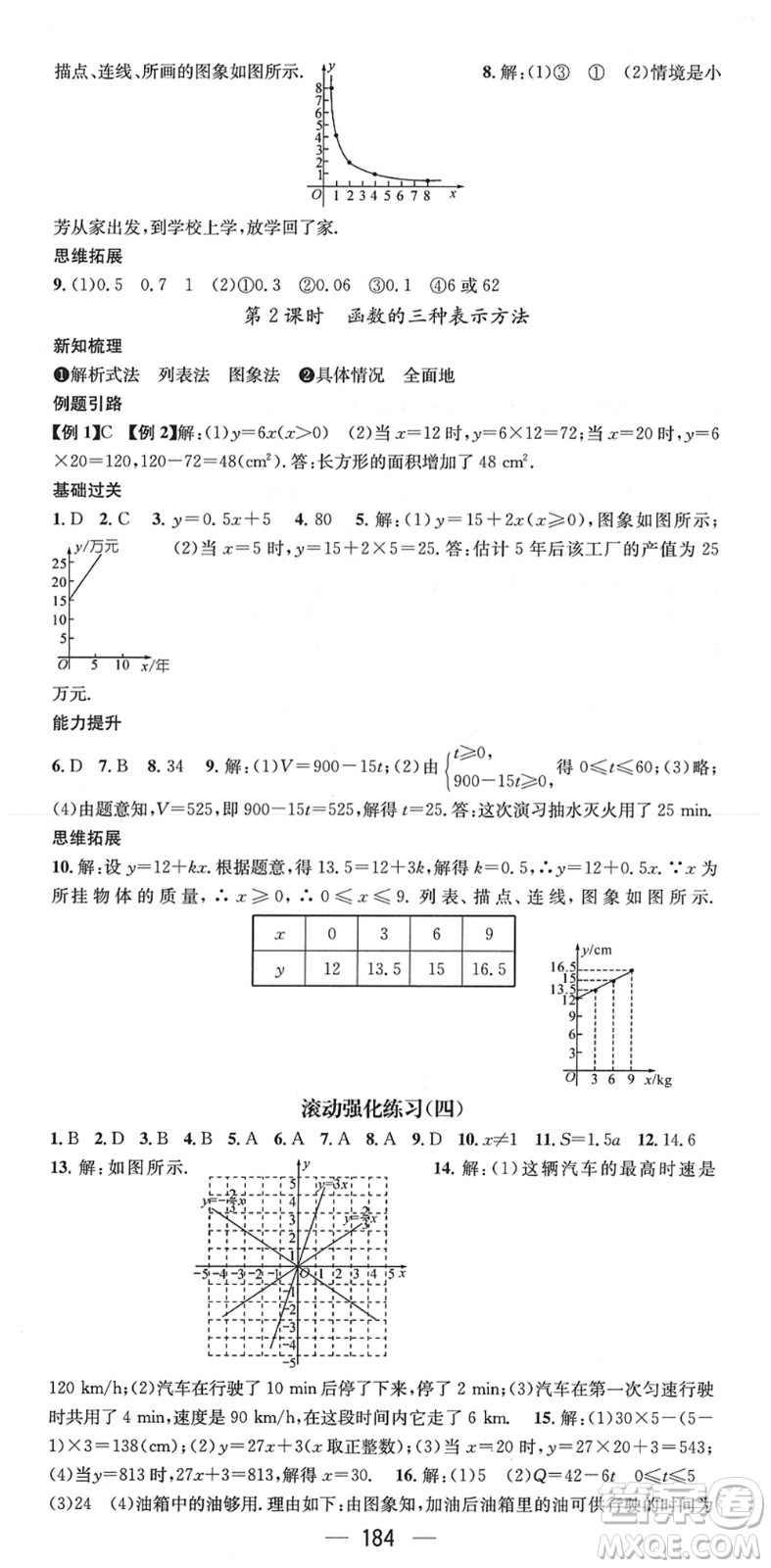 新世紀(jì)出版社2022名師測(cè)控八年級(jí)數(shù)學(xué)下冊(cè)RJ人教版遵義專版答案