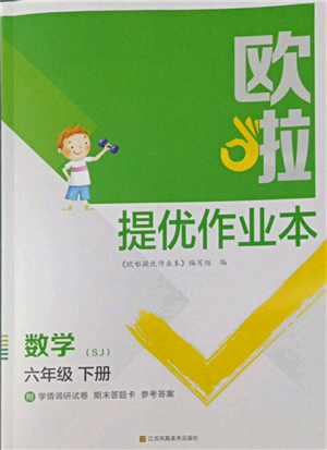 江蘇鳳凰美術(shù)出版社2022歐拉提優(yōu)作業(yè)本六年級數(shù)學下冊蘇教版參考答案