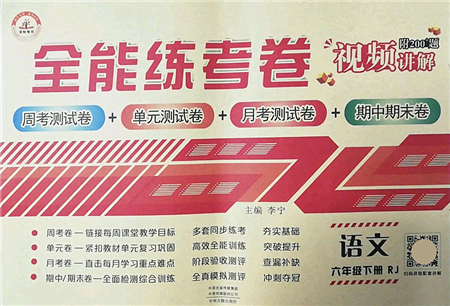 中州古籍出版社2022全能練考卷六年級(jí)語文下冊(cè)RJ人教版答案