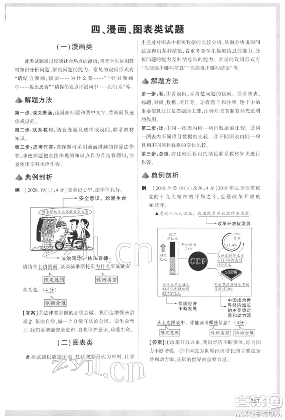 西安出版社2022中考面對(duì)面九年級(jí)道德與法治通用版江西專版參考答案