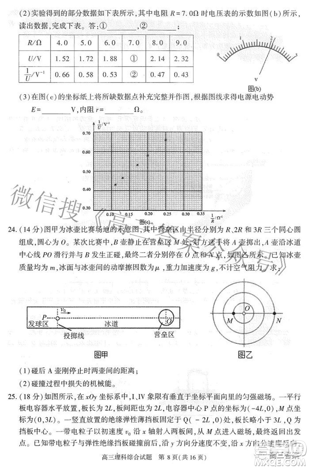 合肥市2022年高三第二次教學(xué)質(zhì)量檢測理科綜合試題及答案