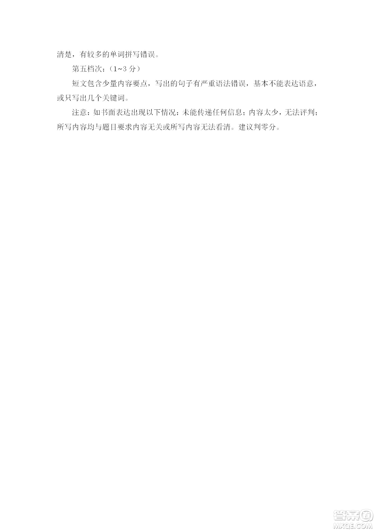 2021年武漢市第十四中學(xué)分配生測(cè)試英語(yǔ)試卷及答案