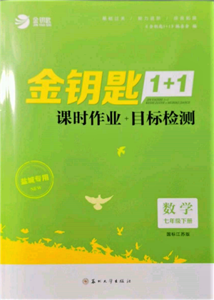 蘇州大學(xué)出版社2022金鑰匙1+1課時(shí)作業(yè)目標(biāo)檢測(cè)七年級(jí)下冊(cè)數(shù)學(xué)江蘇版鹽城專版參考答案