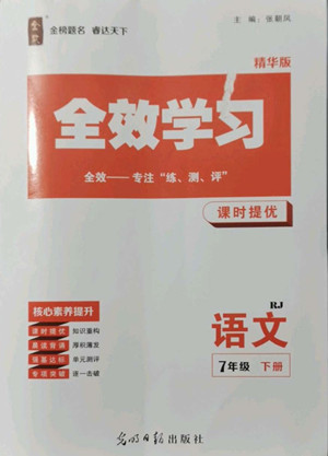 光明日報出版社2022全效學(xué)習(xí)語文七年級下冊RJ人教版精華版答案