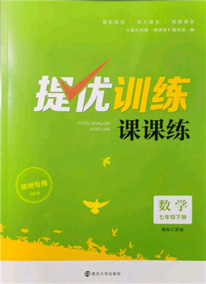 南京大學(xué)出版社2022提優(yōu)訓(xùn)練課課練七年級(jí)下冊(cè)數(shù)學(xué)江蘇版徐州專(zhuān)版參考答案