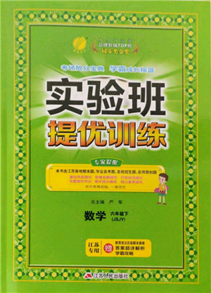 江蘇人民出版社2022實驗班提優(yōu)訓練六年級下冊數(shù)學蘇教版江蘇專版參考答案