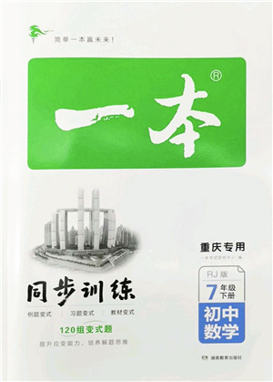 湖南教育出版社2022一本同步訓(xùn)練七年級(jí)數(shù)學(xué)下冊(cè)RJ人教版重慶專版答案