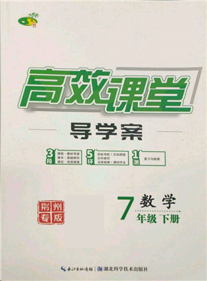 湖北科學(xué)技術(shù)出版社2022高效課堂導(dǎo)學(xué)案七年級(jí)下冊(cè)數(shù)學(xué)人教版荊州專版參考答案
