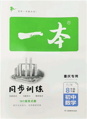 湖南教育出版社2022一本同步訓(xùn)練八年級(jí)數(shù)學(xué)下冊(cè)RJ人教版重慶專版答案