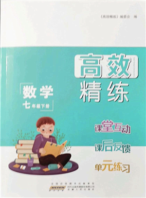 安徽人民出版社2022高效精練七年級數(shù)學下冊蘇科版答案