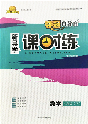 河北少年兒童出版社2022奪冠百分百新導(dǎo)學(xué)課時(shí)練七年級(jí)數(shù)學(xué)下冊(cè)人教版云南專版答案