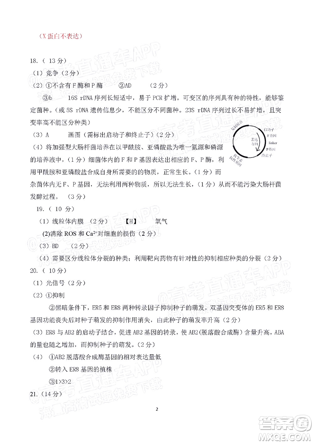 北京房山區(qū)2022年高考二?？荚囋嚲砀呷飳W試題及答案