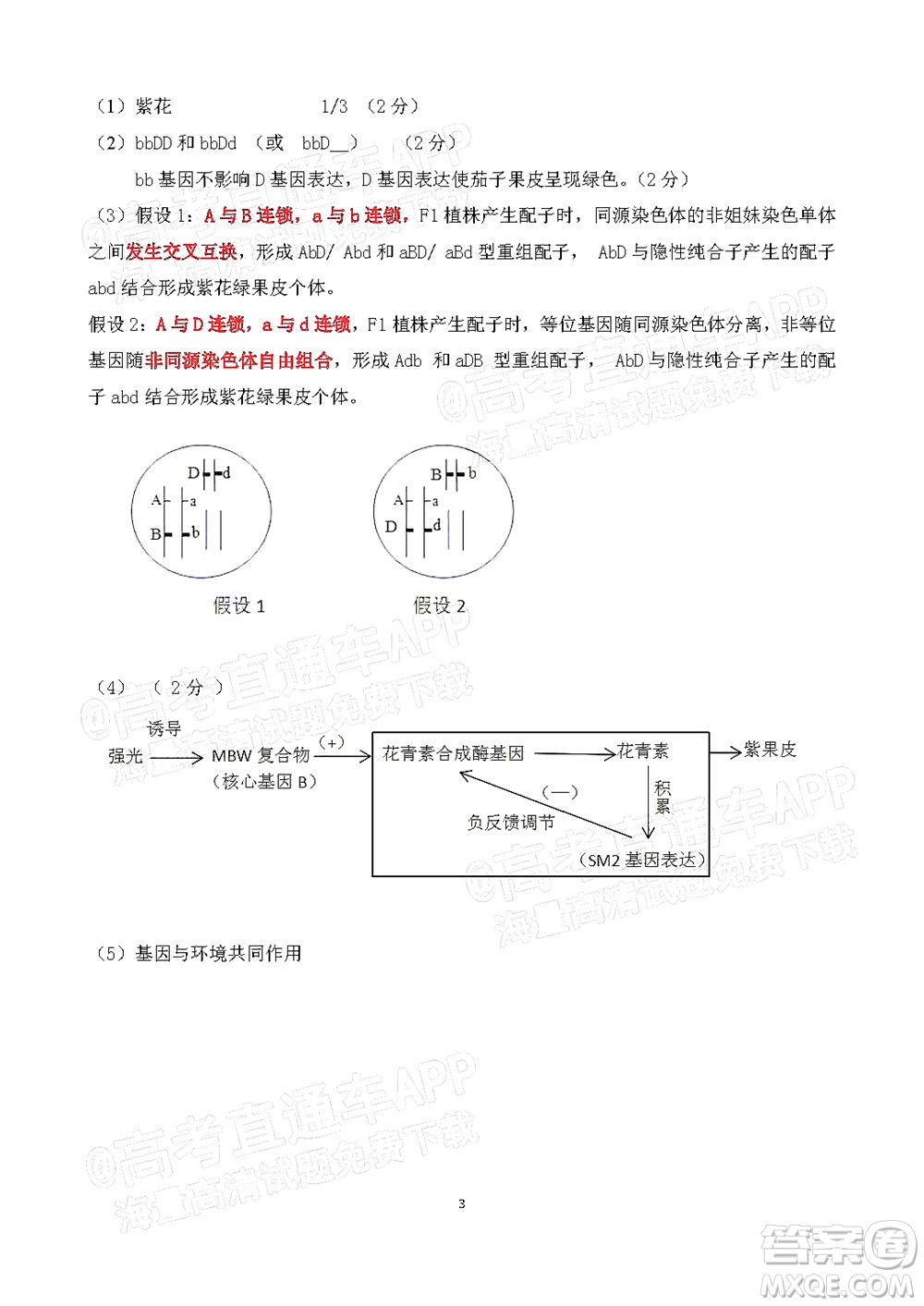 北京房山區(qū)2022年高考二?？荚囋嚲砀呷飳W試題及答案