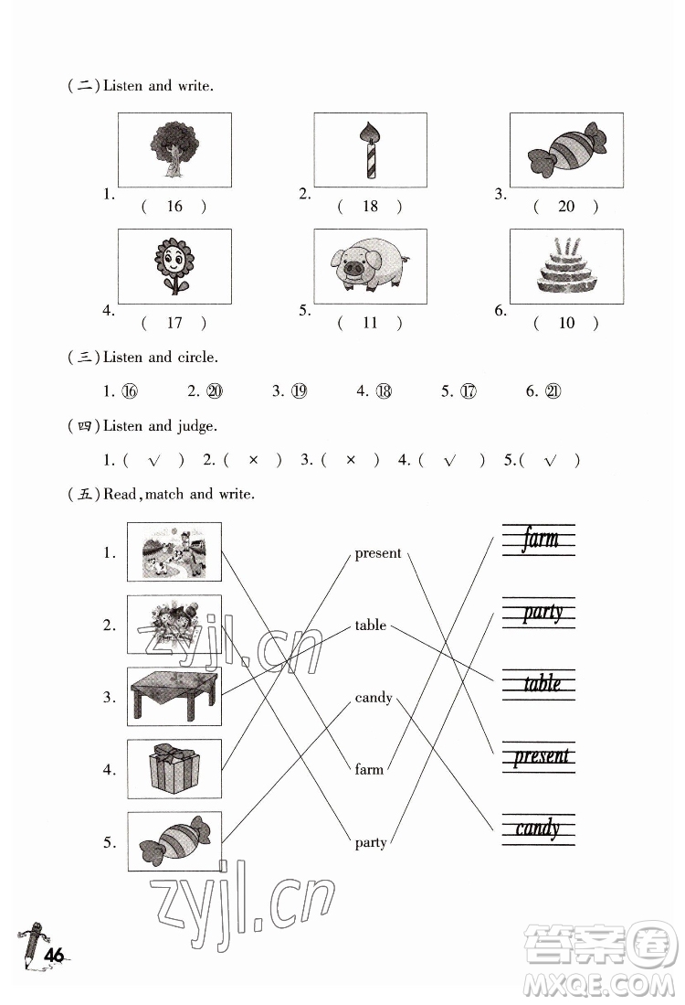 重慶大學(xué)出版社2022學(xué)習(xí)指要英語四年級下冊重大版答案