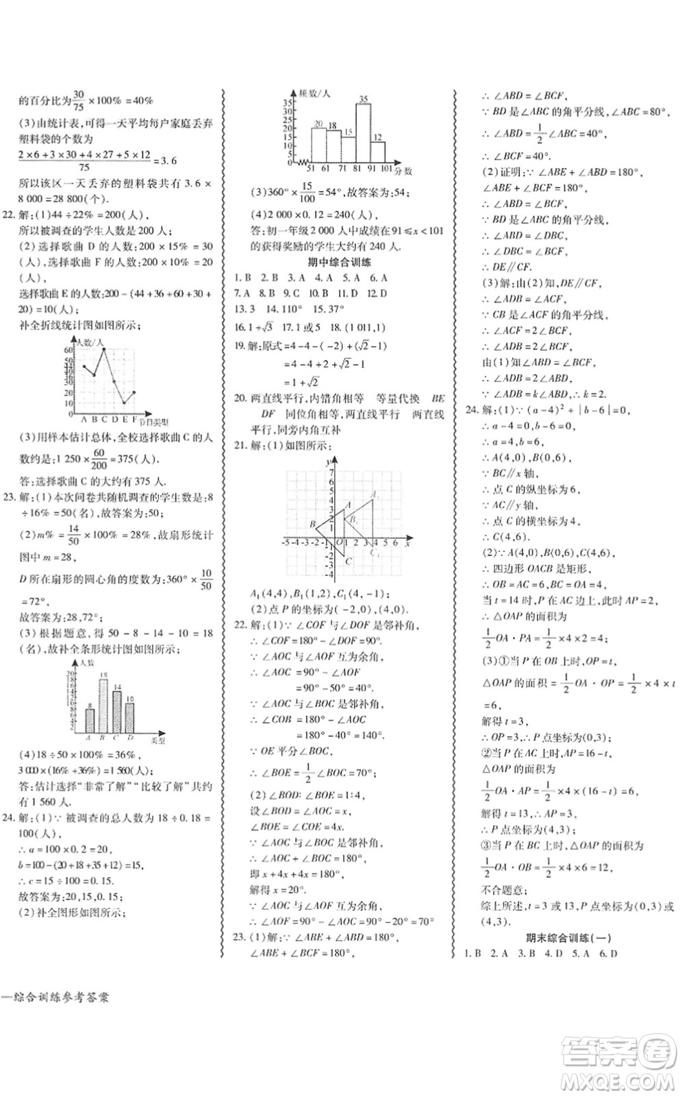 電子科技大學(xué)出版社2022零障礙導(dǎo)教導(dǎo)學(xué)案七年級(jí)數(shù)學(xué)下冊R人教版答案