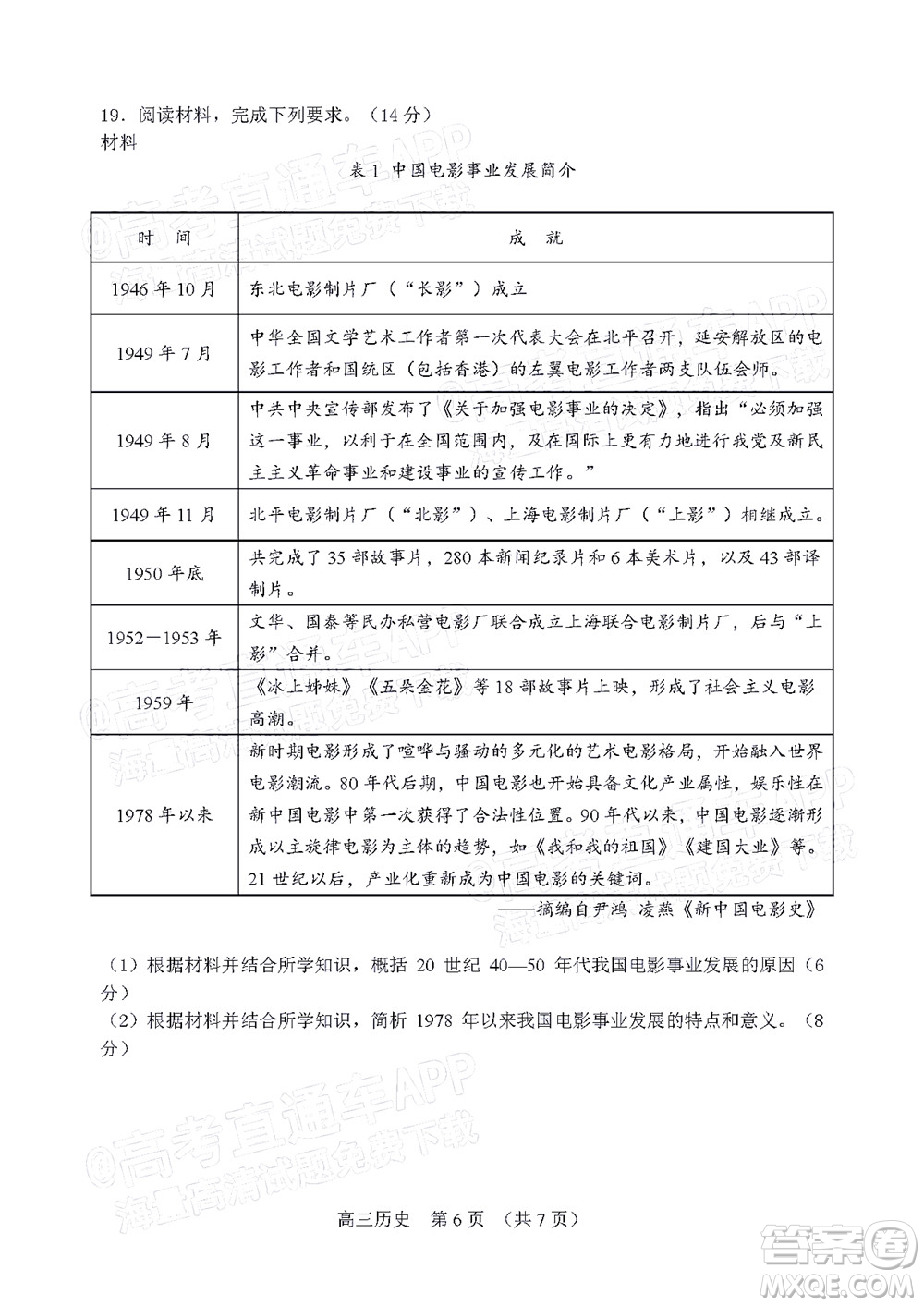 2022年沈陽市高中三年級(jí)教學(xué)質(zhì)量監(jiān)測三歷史試題及答案