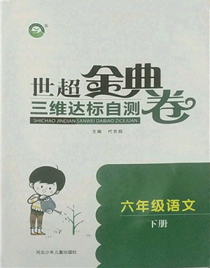河北少年兒童出版社2022世超金典三維達標自測卷六年級下冊語文人教版參考答案