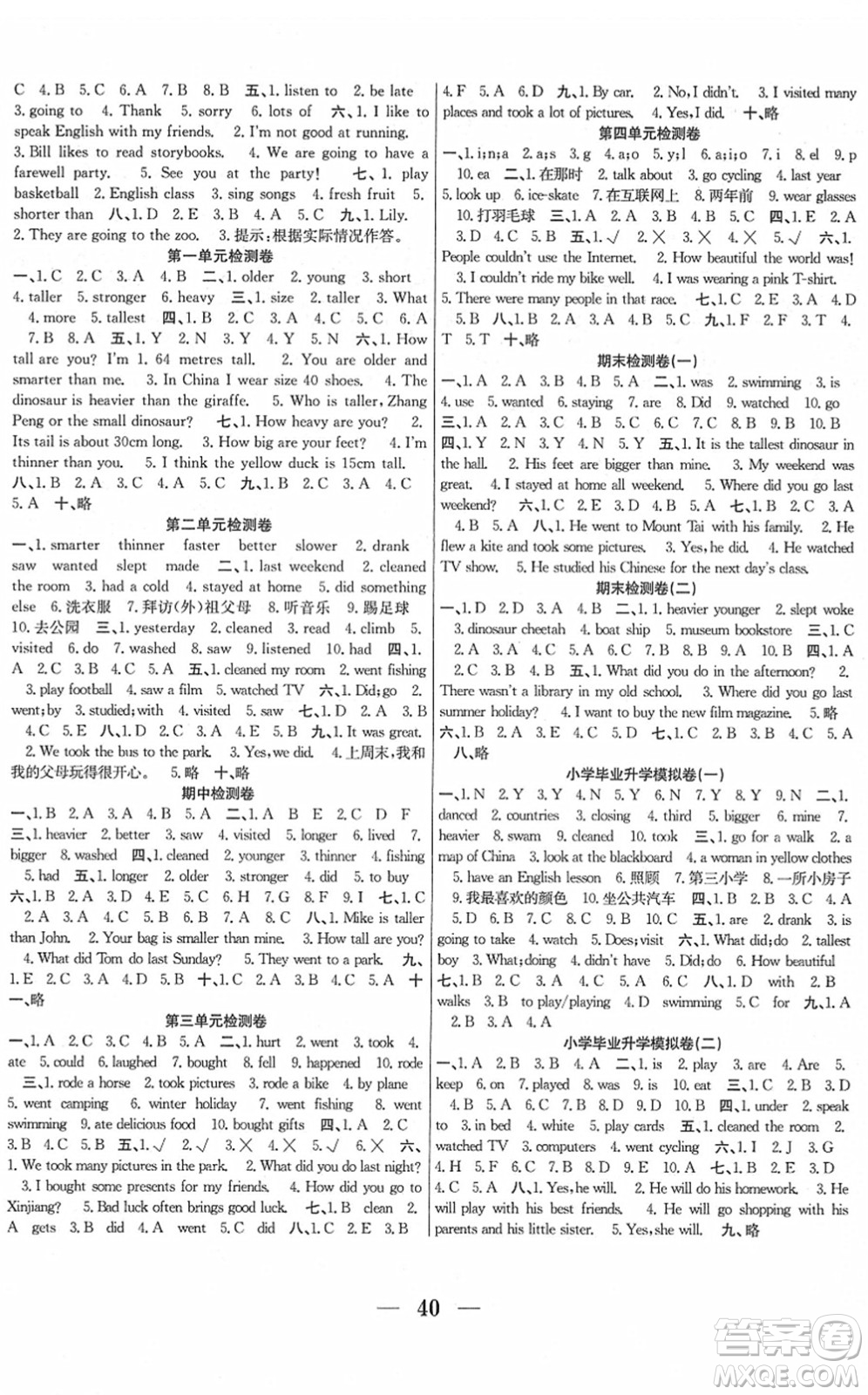 合肥工業(yè)大學(xué)出版社2022贏在課堂課時(shí)作業(yè)六年級(jí)英語(yǔ)下冊(cè)RJ人教版答案