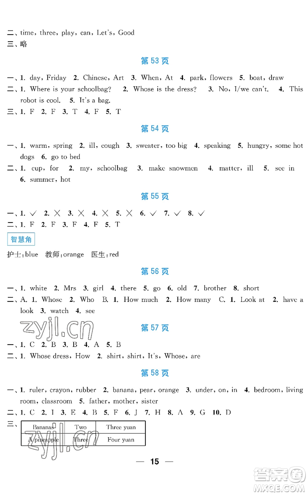 南京大學(xué)出版社2022暑假接力棒小學(xué)四升五年級(jí)綜合篇人教版答案