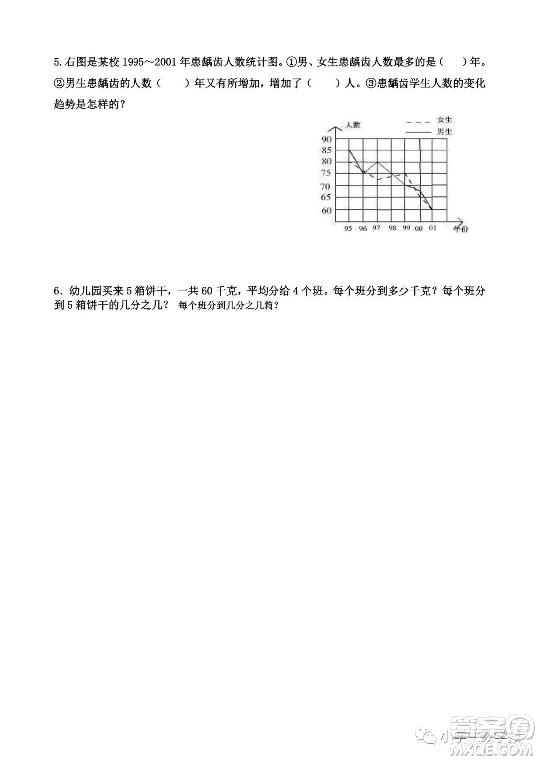 2022春小學(xué)生數(shù)學(xué)報五年級期末名校試卷答案
