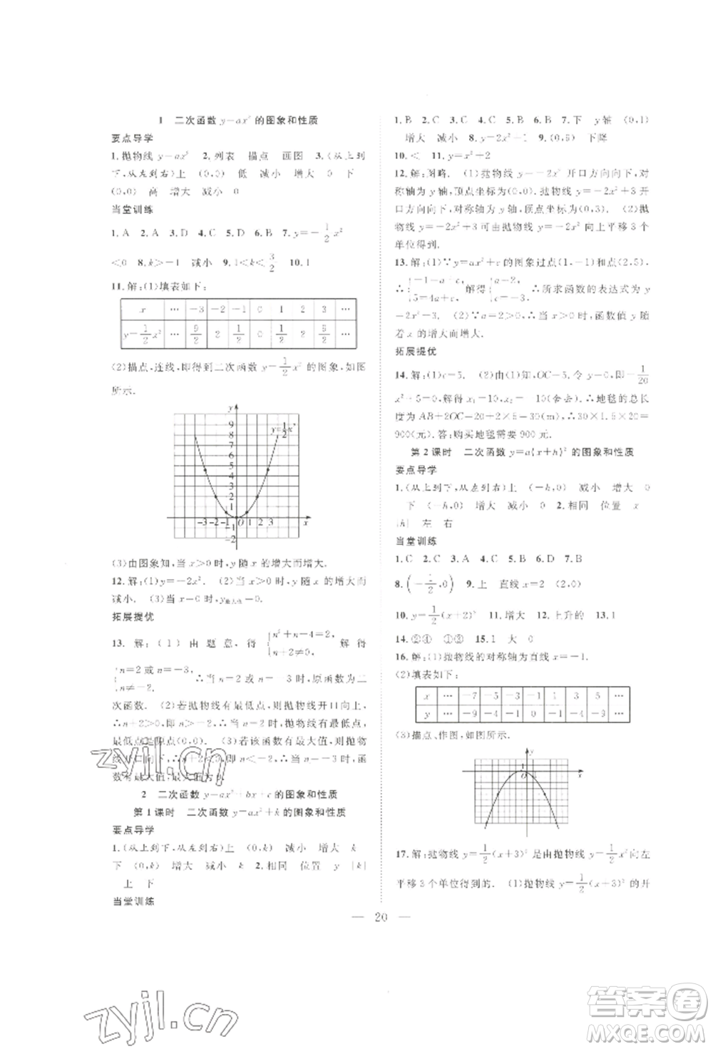 合肥工業(yè)大學(xué)出版社2022假期伴你行暑假?gòu)?fù)習(xí)計(jì)劃八年級(jí)數(shù)學(xué)滬科版參考答案
