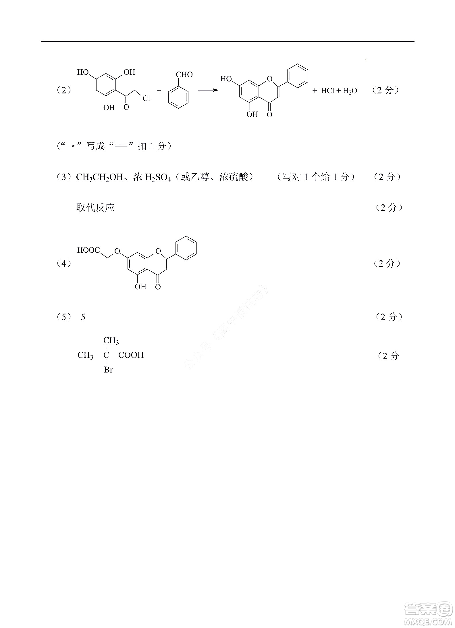 河北省五個一名校聯(lián)盟2023屆高三年級摸底考試化學(xué)試卷及答案