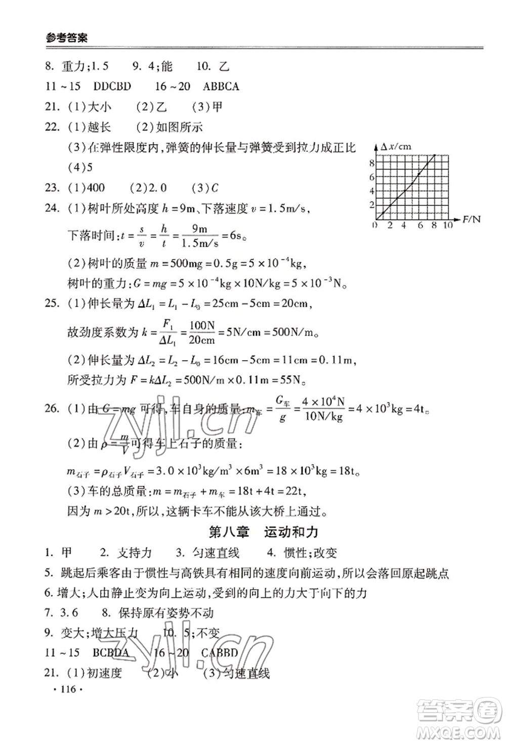 合肥工業(yè)大學(xué)出版社2022哈皮暑假八年級(jí)物理人教版參考答案