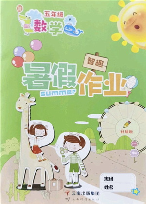 云南科技出版社2022智趣暑假作業(yè)五年級(jí)數(shù)學(xué)R人教版答案