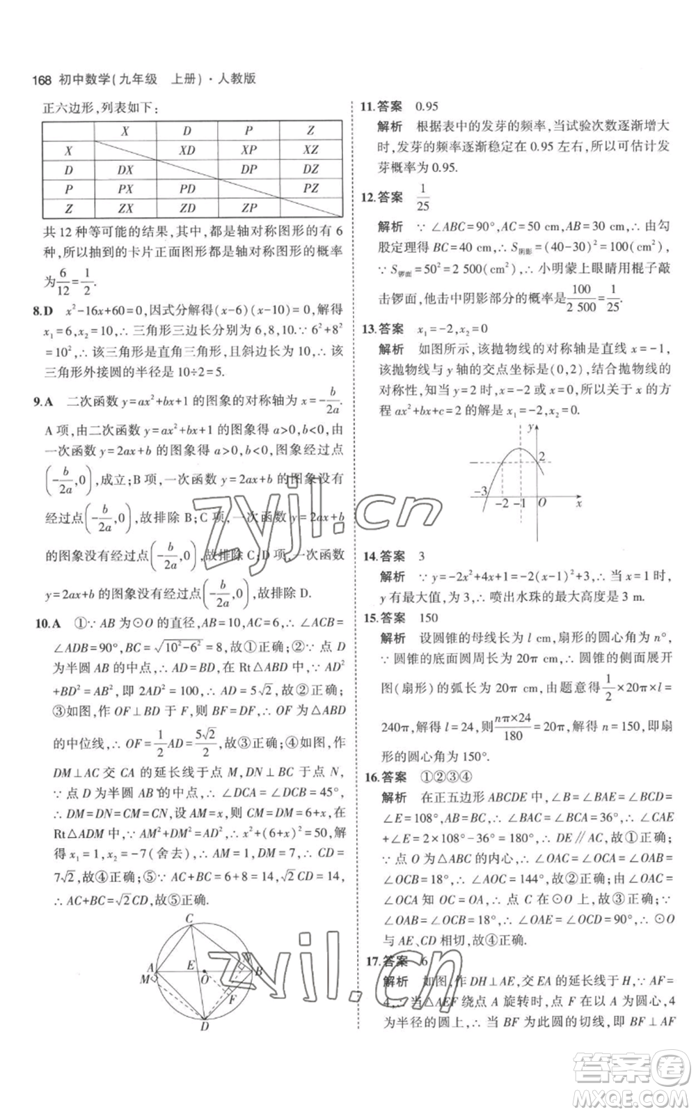 教育科學(xué)出版社2023年5年中考3年模擬九年級上冊化學(xué)人教版參考答案