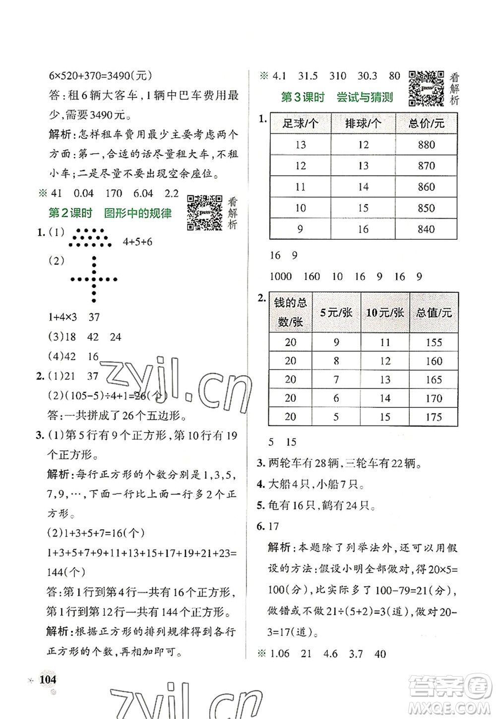 陜西師范大學出版總社2022PASS小學學霸作業(yè)本五年級數(shù)學上冊BS北師版廣東專版答案