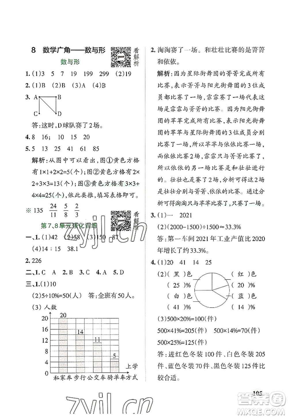 遼寧教育出版社2022PASS小學學霸作業(yè)本六年級數(shù)學上冊RJ人教版答案