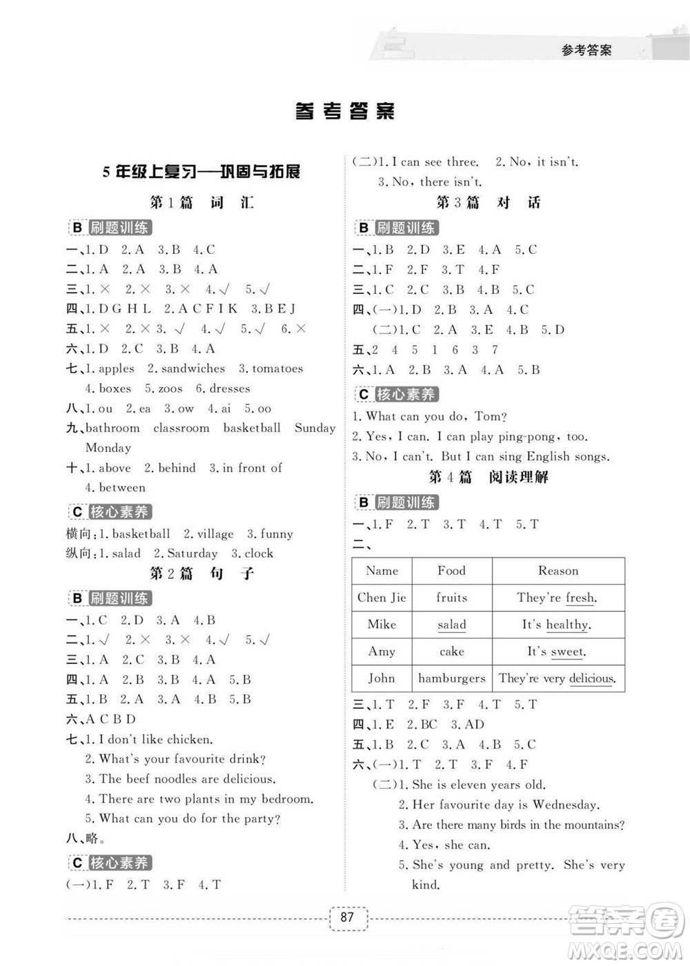 寧波出版社2022名師派暑假銜接5升6英語(yǔ)通用版答案