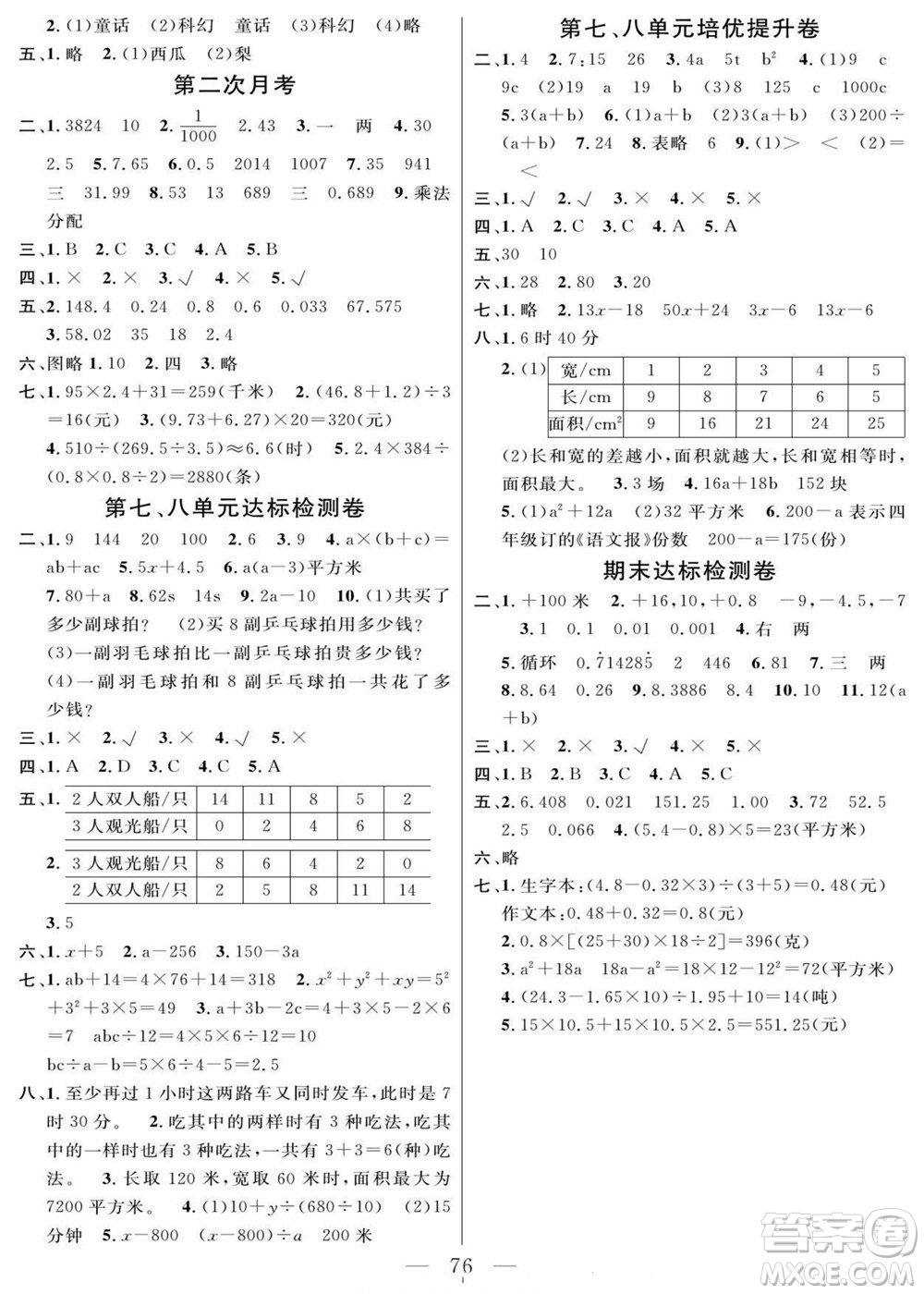 陽(yáng)光出版社2022名師面對(duì)面大試卷數(shù)學(xué)六年級(jí)上冊(cè)蘇教版答案