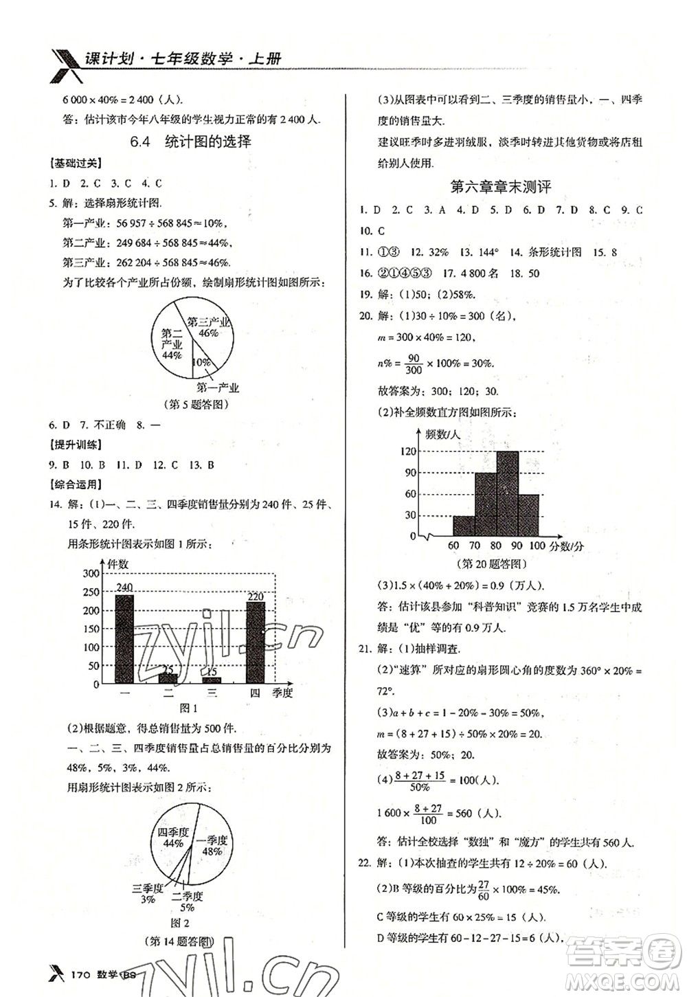 廣東經(jīng)濟(jì)出版社2022全優(yōu)點(diǎn)練課計(jì)劃七年級(jí)數(shù)學(xué)上冊(cè)北師大版答案