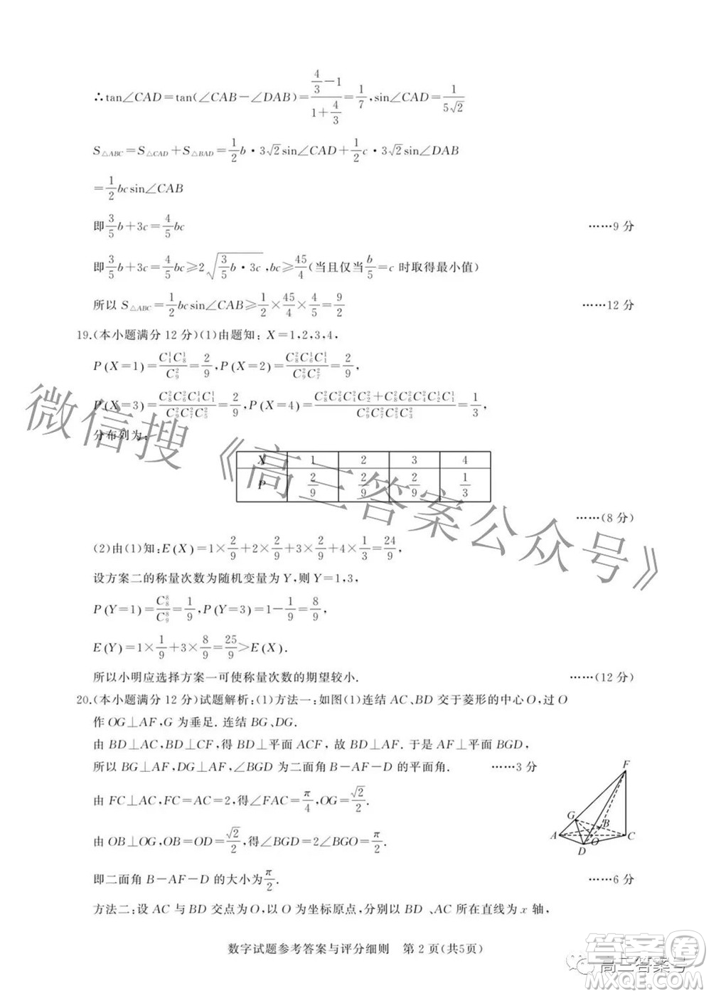 湖北省高中名校聯(lián)盟2023屆新高三第一次聯(lián)合測評數(shù)學(xué)試題及答案